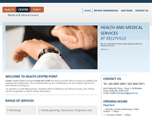 Tablet Screenshot of healthcentrepoint.com.au